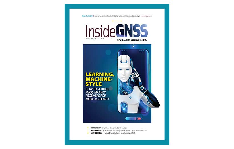 مجله نقشه برداری INSIDE GNSS January March - April 2022