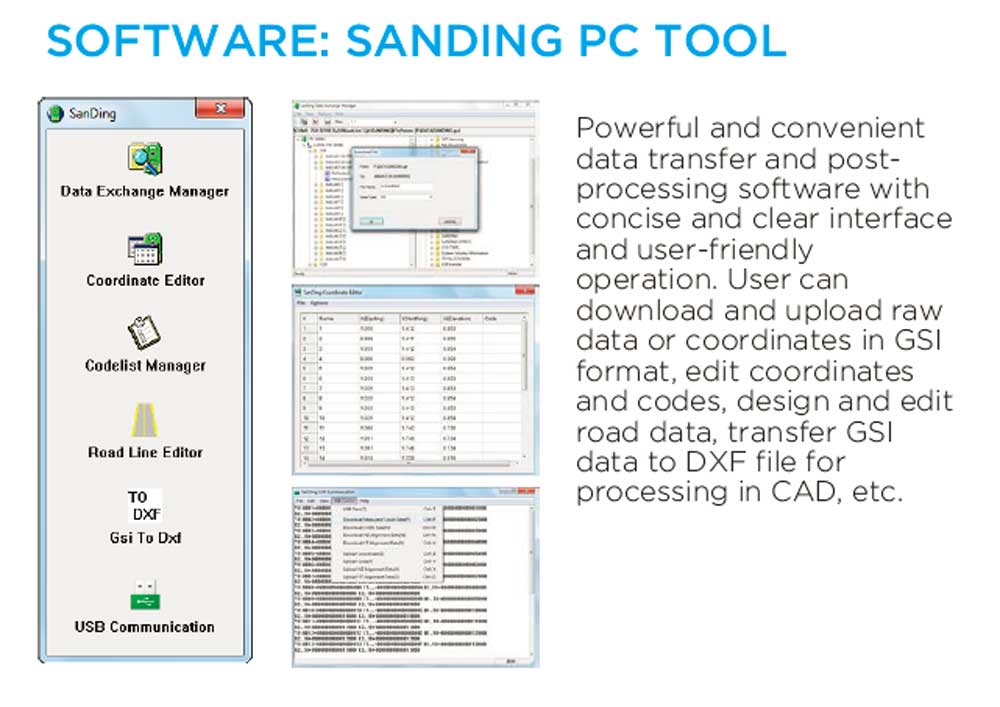 توتال استیشن سندینگ SANDING Arc 5 Pro