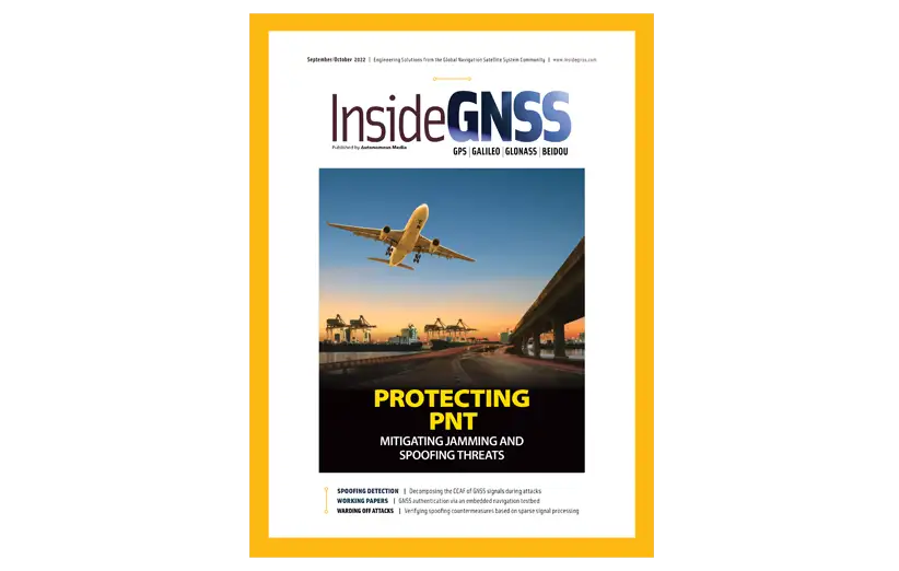 مجله نقشه برداری INSIDE GNSS January September October 2022