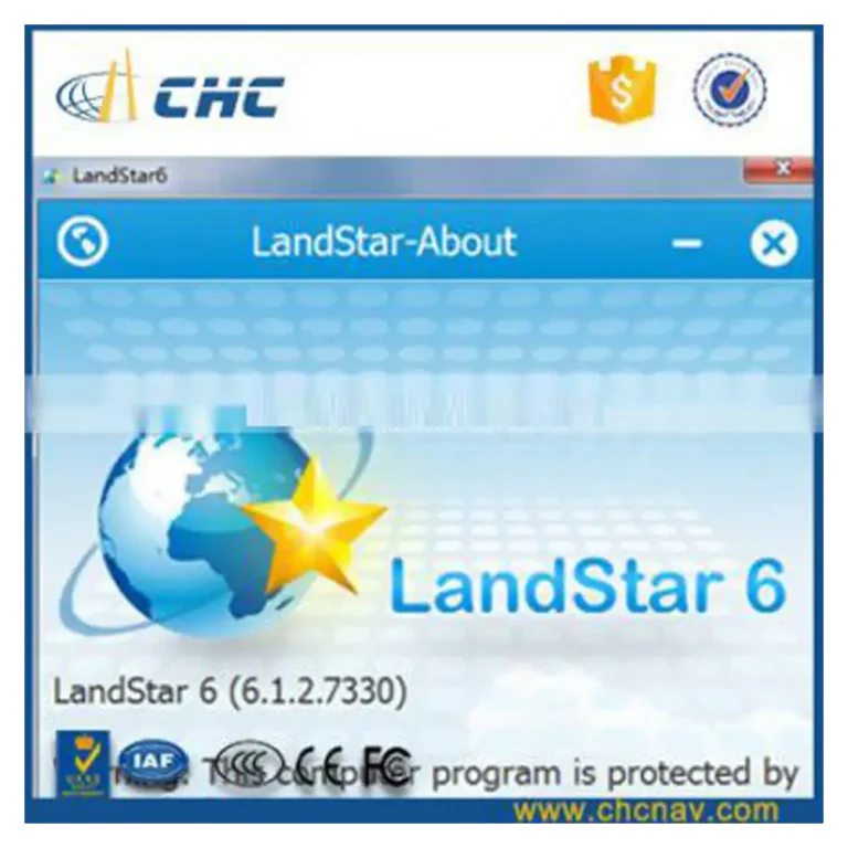 نرم افزار نقشه برداری CHC LandStar 6