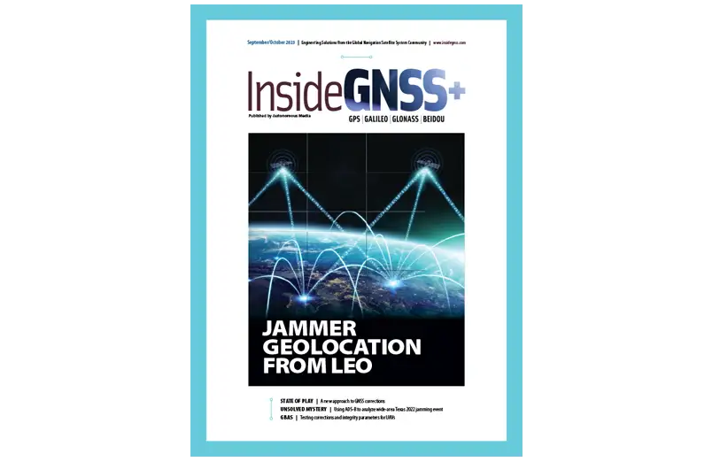 مجله نقشه برداری INSIDE GNSS September October 2023
