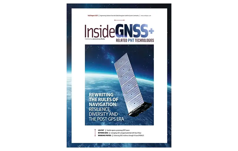 مجله نقشه برداری INSIDE GNSS
