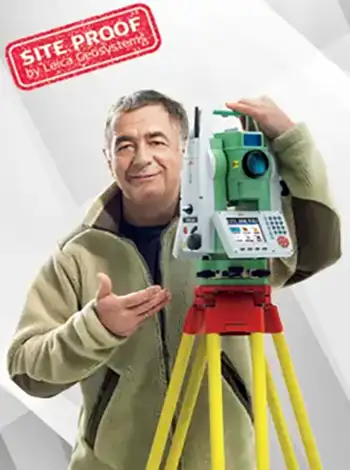 دوربین نقشه برداری توتال استیشن سری TS Plus لایکا سوئیس - Leica